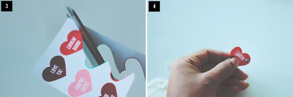 diy valentine's day tea bags