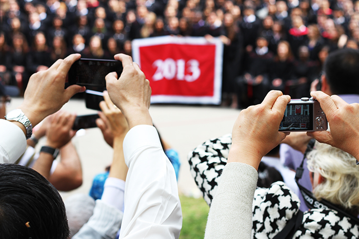Capturing a Harvard graduation