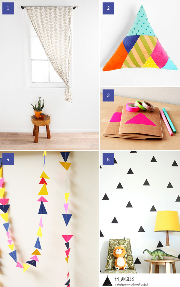top five triangle decor pieces
